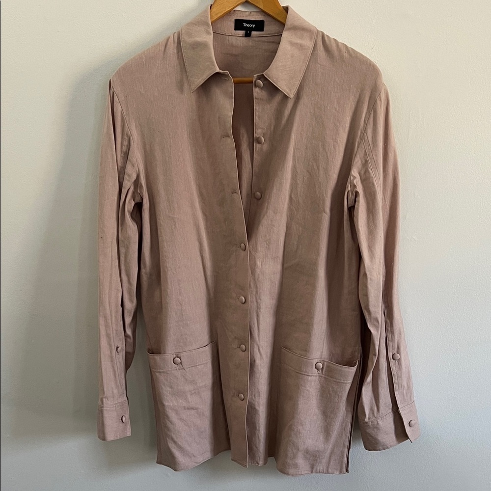 Theory Button-Up